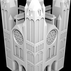 cathederal_display_large_display_large.jpg Download free STL file Cathedral Game Piece • Object to 3D print, Steedrick