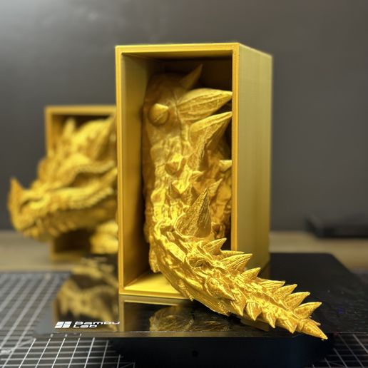 IMG_6886.jpeg Dragon Emerging Book Nook - Head & Tail Edition