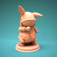 squid-game-pikachu-2.png squid game Pikachu - Pika pink soldier - Ready for 3D print 3D print model