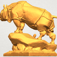TDA0311 Rhinoceros (iii) A02.png Бесплатный 3D файл Rhinoceros 03・Модель 3D-принтера для загрузки