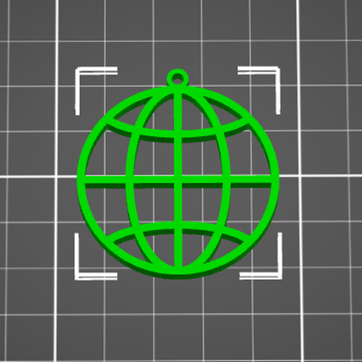 World, Icon, Internet, World Wide Web, HANGERS FOR NECKLACE, JEWELRY, EAR RINGS, KEY HANGERS, CHARM 3D model