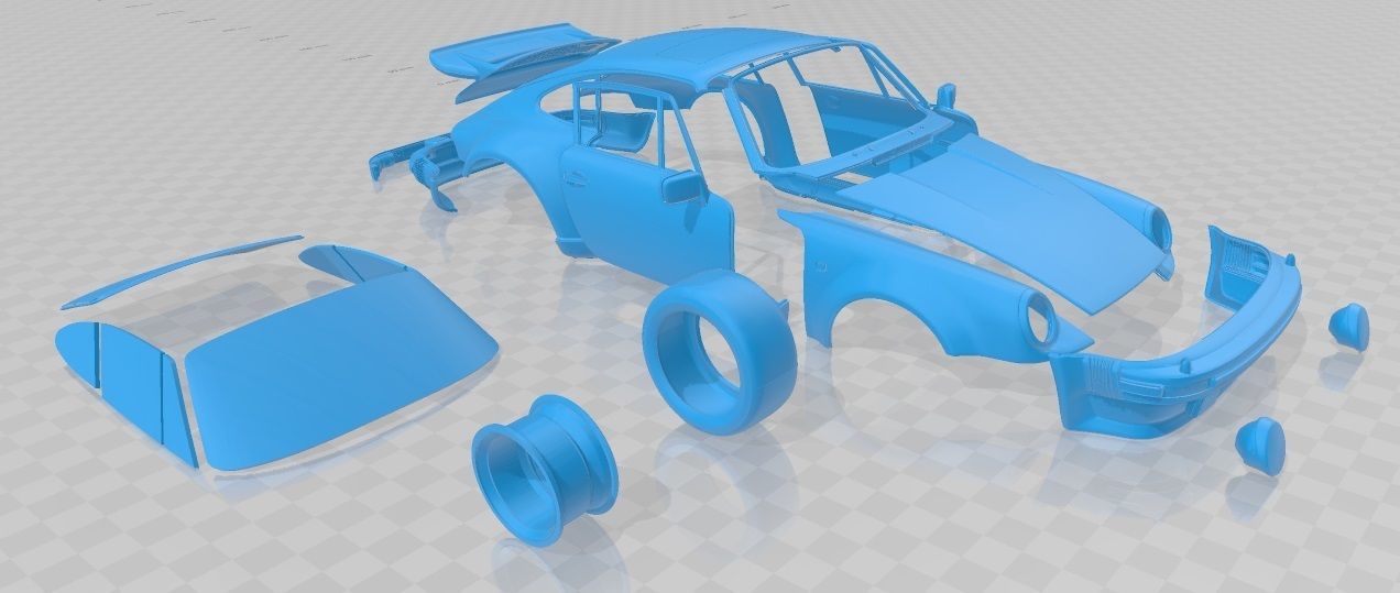 foto 2.jpg STL file Porsche 911 1973 Printable Car・Template to download and 3D print, hora80