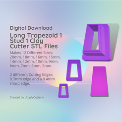 Archivo STL gratis cortador de arcilla polimérica nº 4 💫・Diseño imprimible  en 3D para descargar・Cults