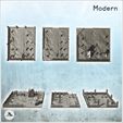 4.jpg Set of cemetery squares with low walls, tombs and mausoleum (2) - Modern WW2 WW1 World War Diaroma Wargaming RPG