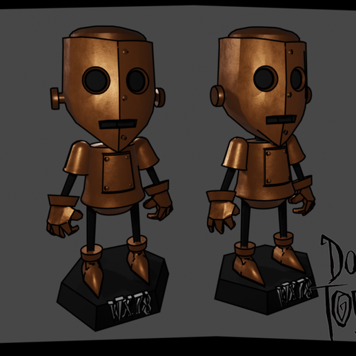 🎲 WX-78 from Don't starve together・Free STL File for ・Cults