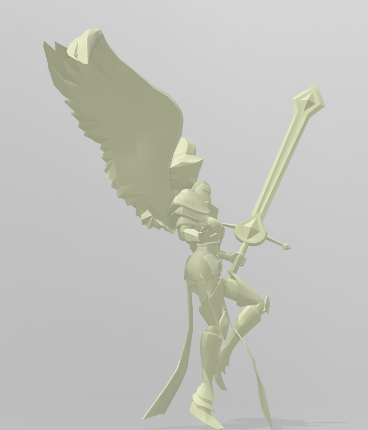 Descargar archivo STL Kayle y Kayle figura de batalla • Objeto para ...