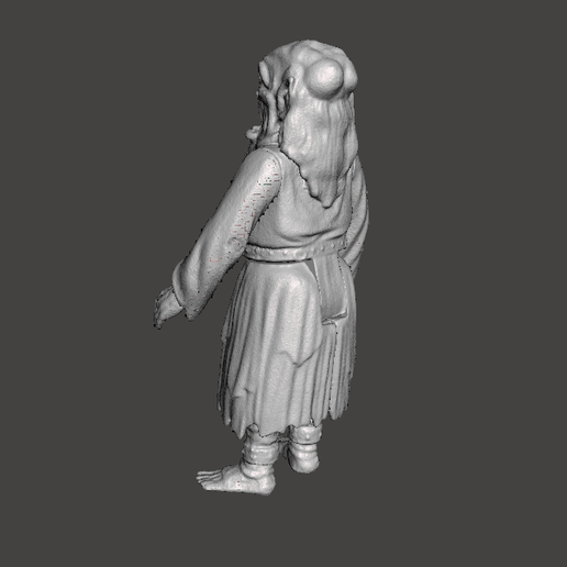 STL file ACTION FIGURE ARMY OF DARKNESS PIT WITCH KENNER STYLE 3.75 POSEABLE ARTICULATED .STL