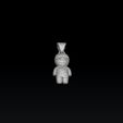 5w2fewsed3f5ves4dz53dfe65aszw.jpg Halloween Mummy Pendant 3D print model