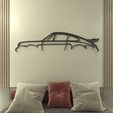 1_244.png Porsche 911 (930) Turbo Silhouette - Legendary "Whale Tail" Wall Art - 3D & Vector Design OBJ + DWG