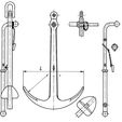 Anchor-Drawing.jpg Ship details - Admiralty stock anchor (3t, scale 1-1)