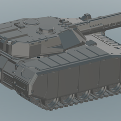 Tank2.png STL-Datei Scifi Hauptkampfpanzer・3D-Drucker-Vorlage zum herunterladen