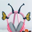 IMG_9760.jpg Butterfly Wings Headset / headphone Attachment / Accessory
