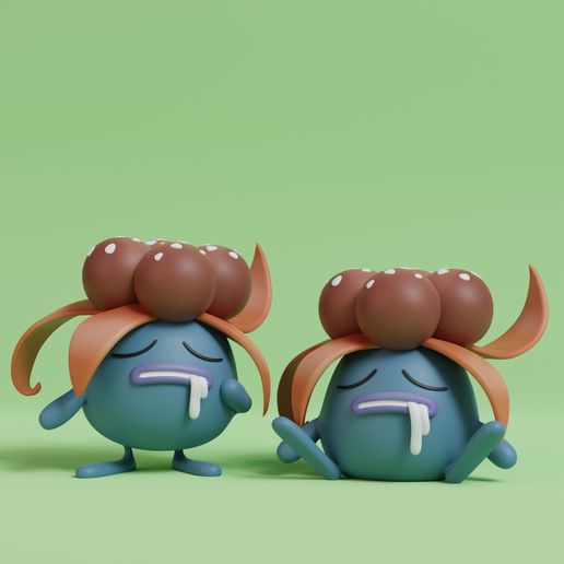 gloom-cults-render.jpg Pokemon - Gloom with 2 poses