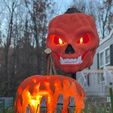 Scary Pumpkin King Lantern