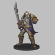 01.jpg Tirion Fordring - World Of Warcraft figure low poly