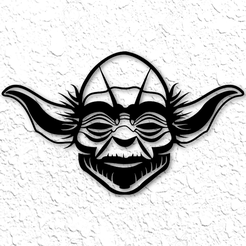project_20230220_1123222-01.png Archivo STL Star Wars Yoda Wall Art starwars Wall Decor・Plan de impresión en 3D para descargar