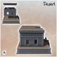 3.jpg Flat-roofed desert public building on platform with access stairs (14) - Canyon Sandy Landscape 28mm 15mm RPG DND Nomad Desertland African
