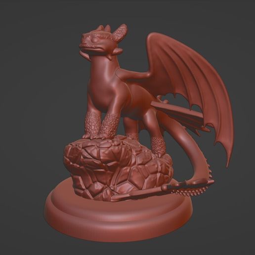 Toothless Dragon 3D STL print model