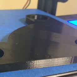 jig actually printed.PNG STL file Drill jig 1 inch drill holes, 4 inches from center・3D printing model to download
