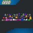 Lego-Minifigures-Hair-6.jpg STL file Lego - Minifigures Hair・3D printable model to download