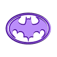 Batman1989LogoDualBlack.stl Batman 1989 Logo