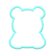 1.png Pink Polar Bear Cookie Cutter | STL File