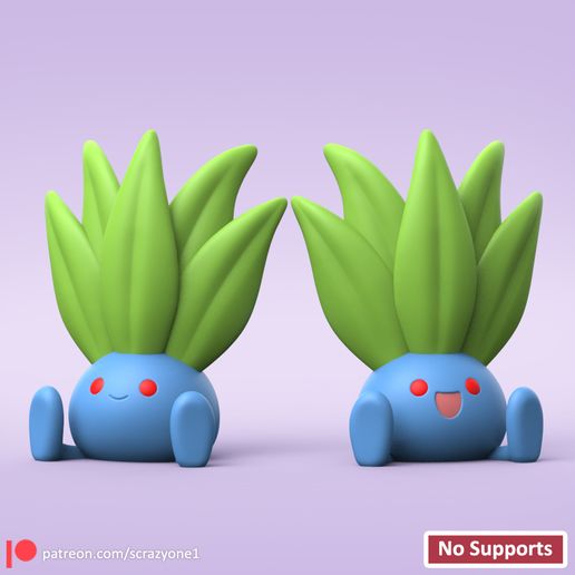Oddish01.jpg POKEMON - ODDISH (EASY PRINT NO SUPPORT)