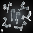 TOMAHAWK_SET4.png Bundle Grimdark Tomahawk Kit - Heroic 32mm Scale [Supported] France