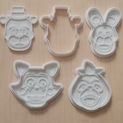 IMG_20230910_204714.jpg Fichier STL FIVE NIGHTS AT FREDDY'S CUTTER + STAMP (CUTTER + STAMP)・Modèle pour imprimante 3D à télécharger
