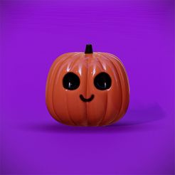 3MF file Pumpkin Halloween Straw Topper・3D printing design to download・Cults