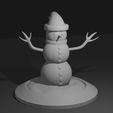 Snowman_Base_Santa_Hat.png Snowman With Changeable Hats