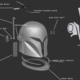 Assembly.jpg Custom helmet DIY kit inspired by the Bo Katan helmet