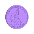 Front08.stl Pokemon Go Community Day #70 coin - Axew