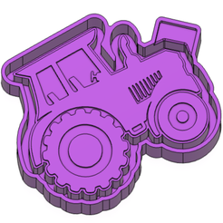 tractor3.png STL file Tractor FRESHIE MOLD - SILICONE MOLD BOX・Design to download and 3D print