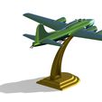 rendu-support-2.jpg Artdeco support for airplanes or other