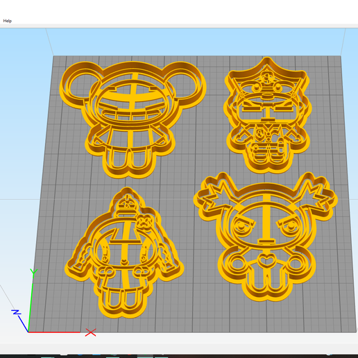 Cookie Cutters - Pucca / Part 1 3D model