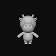 34.png Cartoon Cow for 3D Printing