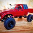 tam box 3.jpeg Toyota Hilux Tamiya Bruiser style cab for WPL C24