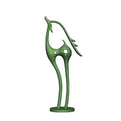 prewiev.jpg STL file Deer (Gazelle)・3D printable model to download