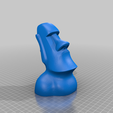 Moai_Eyeglass_holder.png Free STL file Moai Eyeglass Holder - Remix・Model to download and 3D print, Thimira