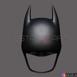 05.jpg Batman Helmet-The Batman 2021-Robert Pattinson-DC comic Fan Art 3D print model