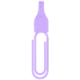 FAD000010PC01 - CHAMPAGNE BOTTLE.stl Botella de champán - Paperclip v1