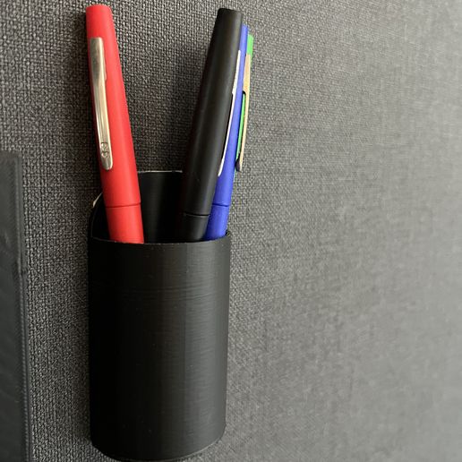 Wall mounted pen holder 3D model