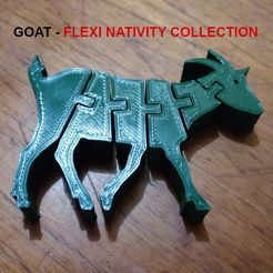 Cabra_flexi_2.jpg STL file Flexi Goat - Nativity Collection - Goat・3D printer design to download