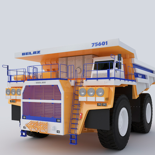 BELAZ 75601 3D model
