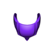batman_mask_front.stl Armor for the Batman costume