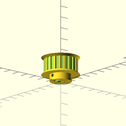 20-png.png STL file T5 20 tooth gear pulley ONLY DESİGN Steering Game Console・3D print model to download