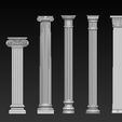 Pack_01.jpg Pack Columns 3D Model