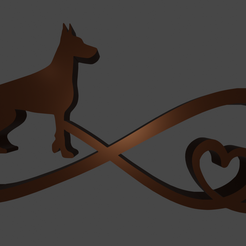 love15.png Fichier STL chien Doberman amour・Plan pour impression 3D à télécharger, ndngarcez