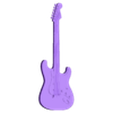 Fender Stratocaster_with strings (1).stl FENDER STRATOCASTER WITH STRINGS : ELECTRIC GUITAR